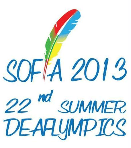 Sofia 2013 22nd Deaflympics Logo